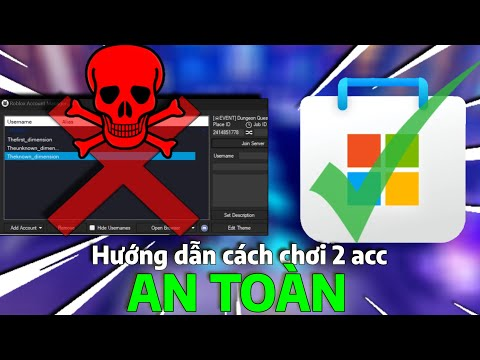 Cách chơi 2 acc Roblox cùng lúc đơn giản, không cần phần mềm phức tạp