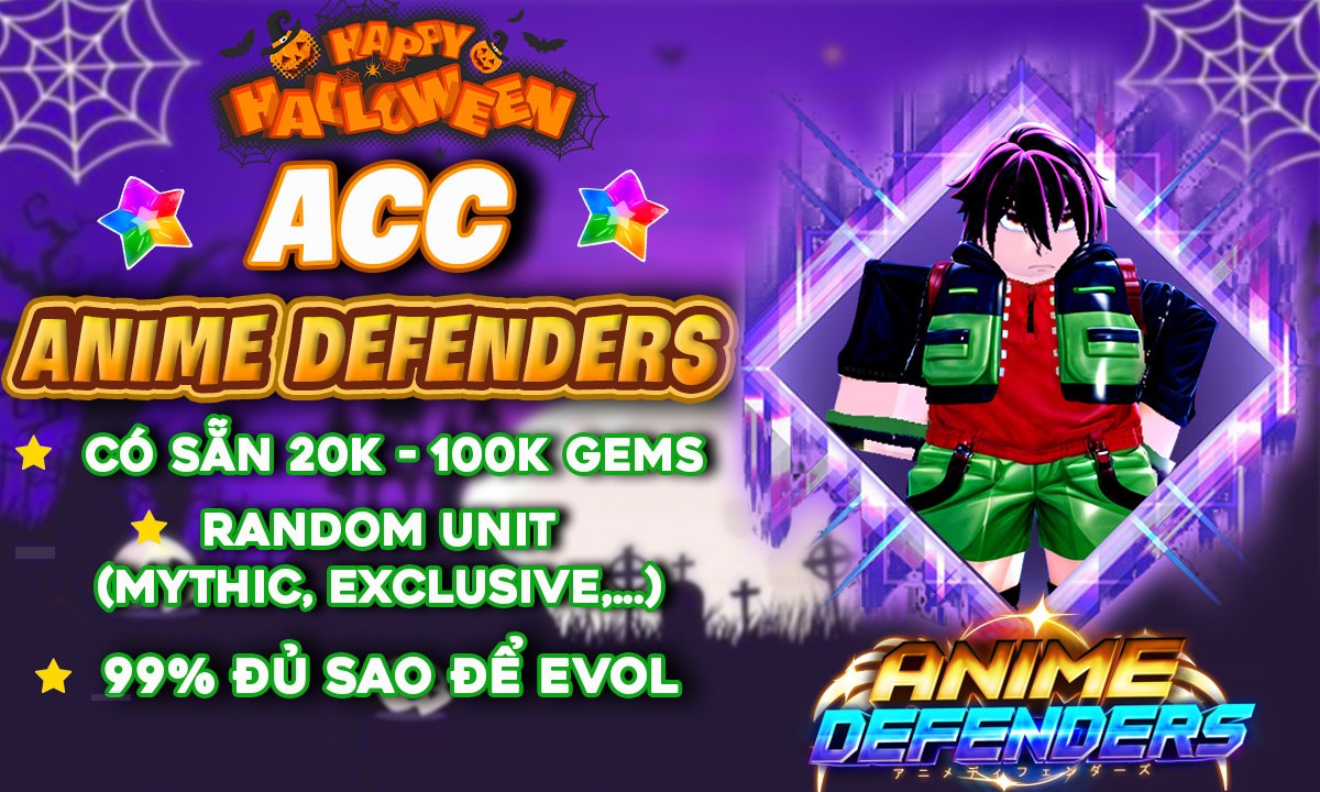 RANDOM ACC ANIME DEFENDERS