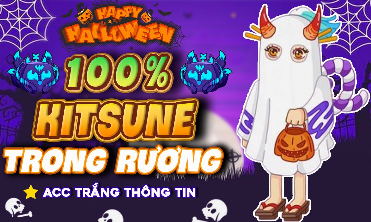 Acc 100% Có Trái Kitsune Rương