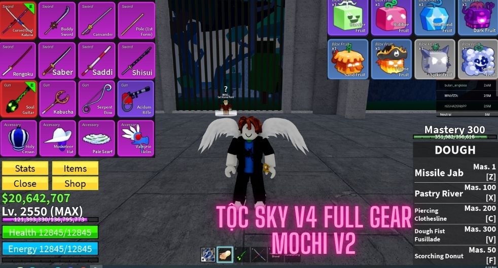 MOCHI V2  V4 FULL GEAR SKY