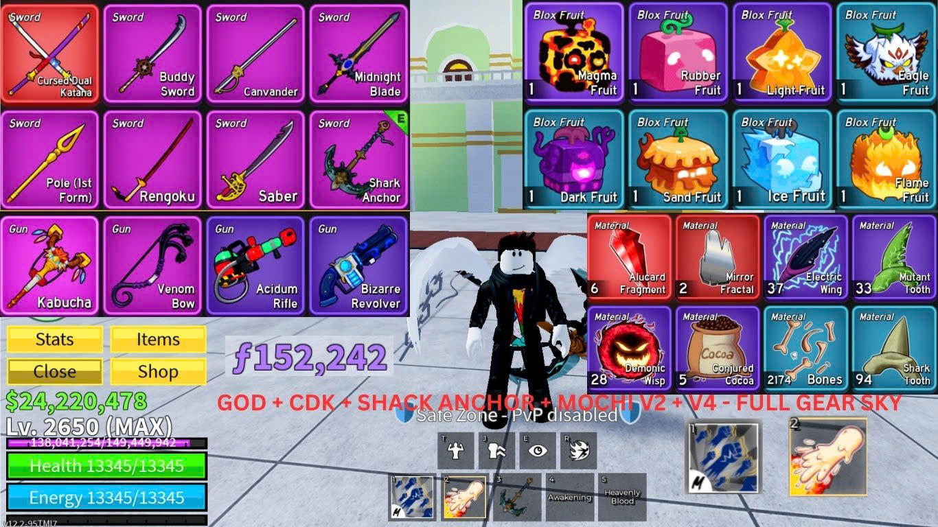 GOD + CDK + SHACK ANCHOR + MOCHI V2 + V4 - FULL GEAR SKY