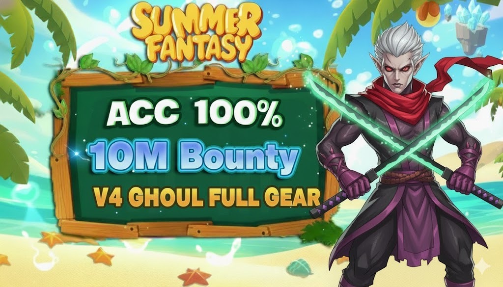 GOD + CDK + V4 GHOUL FULL GEAR + 10M BOUNTY