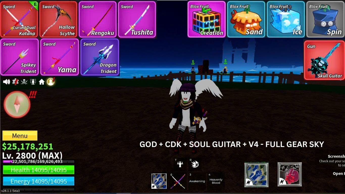 GOD + CDK + SOUL GUITAR + V4 - FULL GEAR SKY