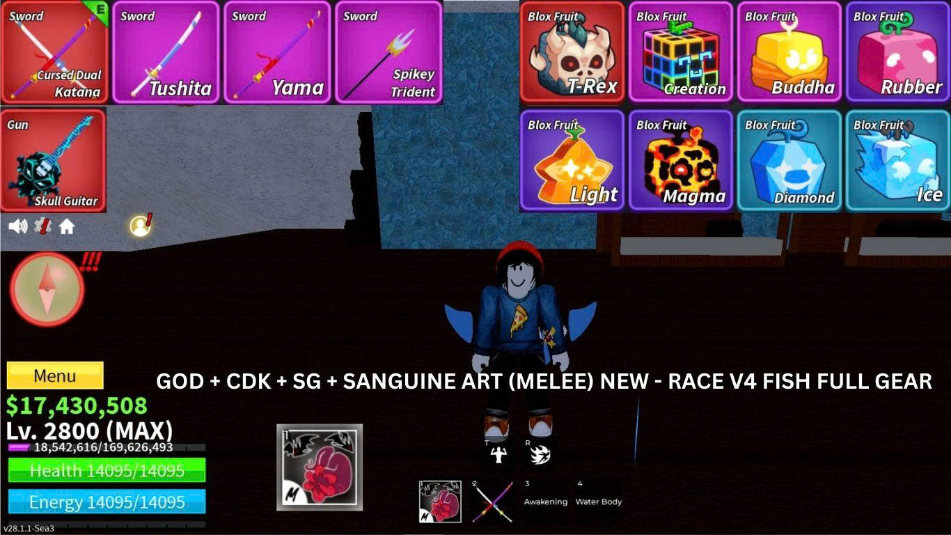 GOD + CDK + SG + SANGUINE ART V4 FISH FULL GEAR