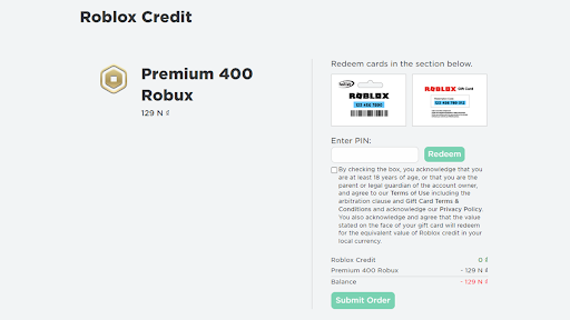 Hướng dẫn khi mua robux bằng sms